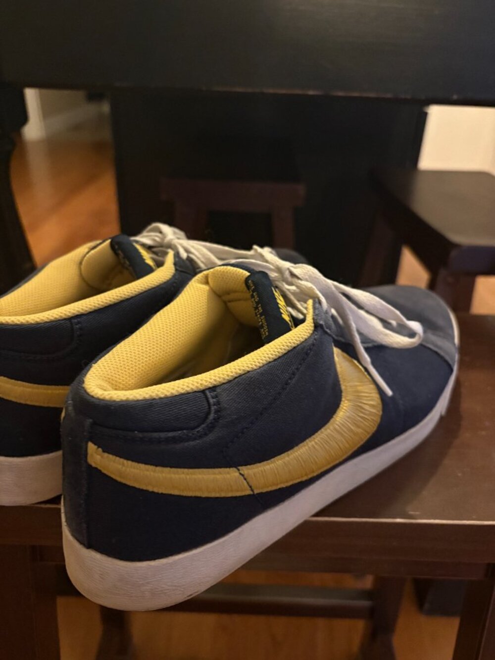 Nike SB - Blue Suede, Phat Gold Embroidered Swoosh, THESE ARE HOT!!!! - Picture 4 of 8